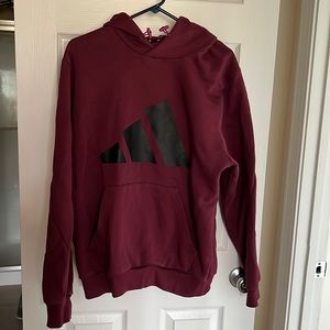 Maroon Adidas Hoodie